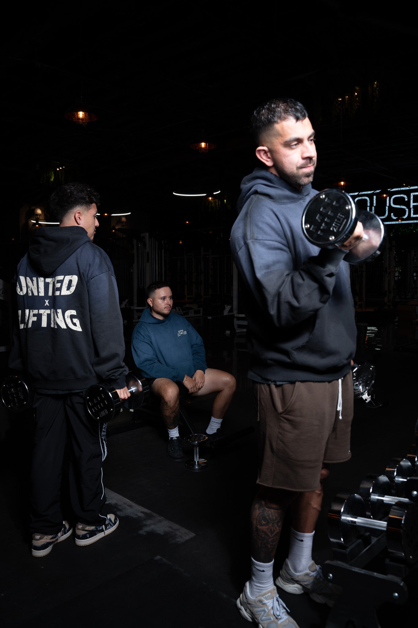 Black/Navy Washed Hoodie