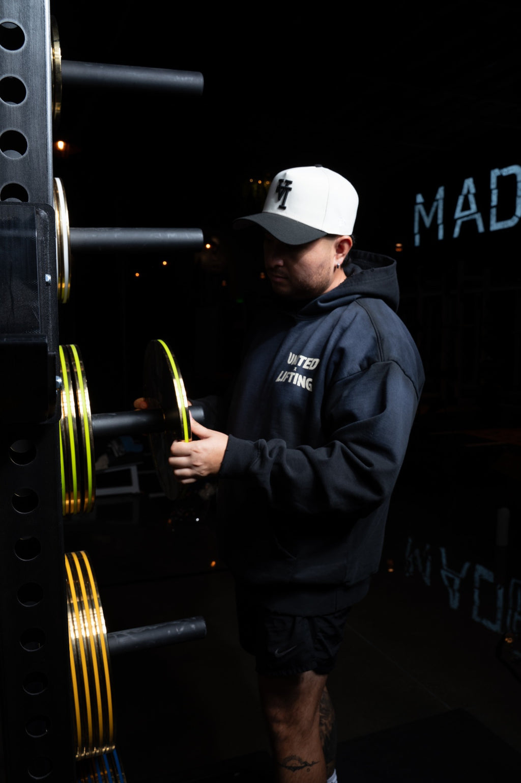 Black/Navy Washed Hoodie