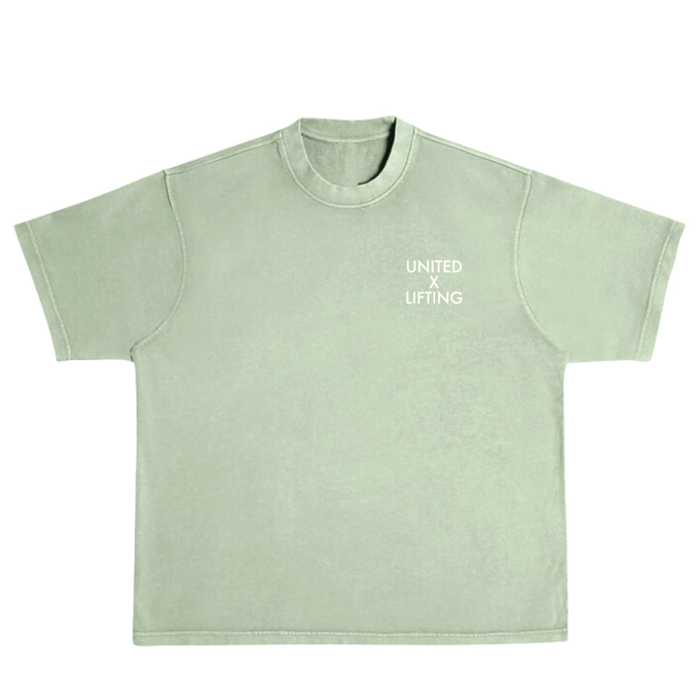 Olive Oversized Logo Tee