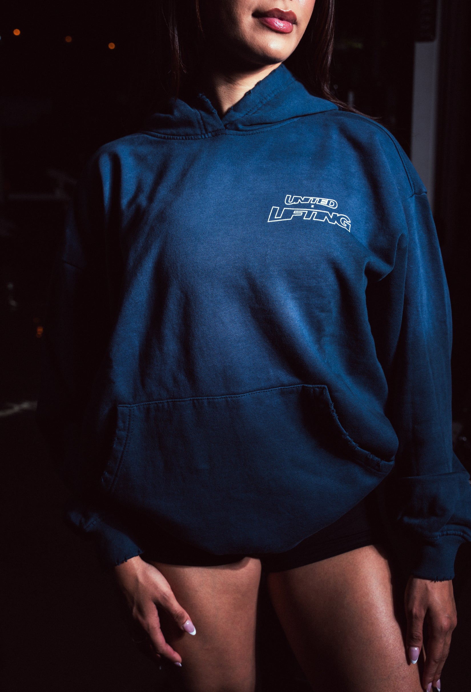 Washed Blue Hoodie