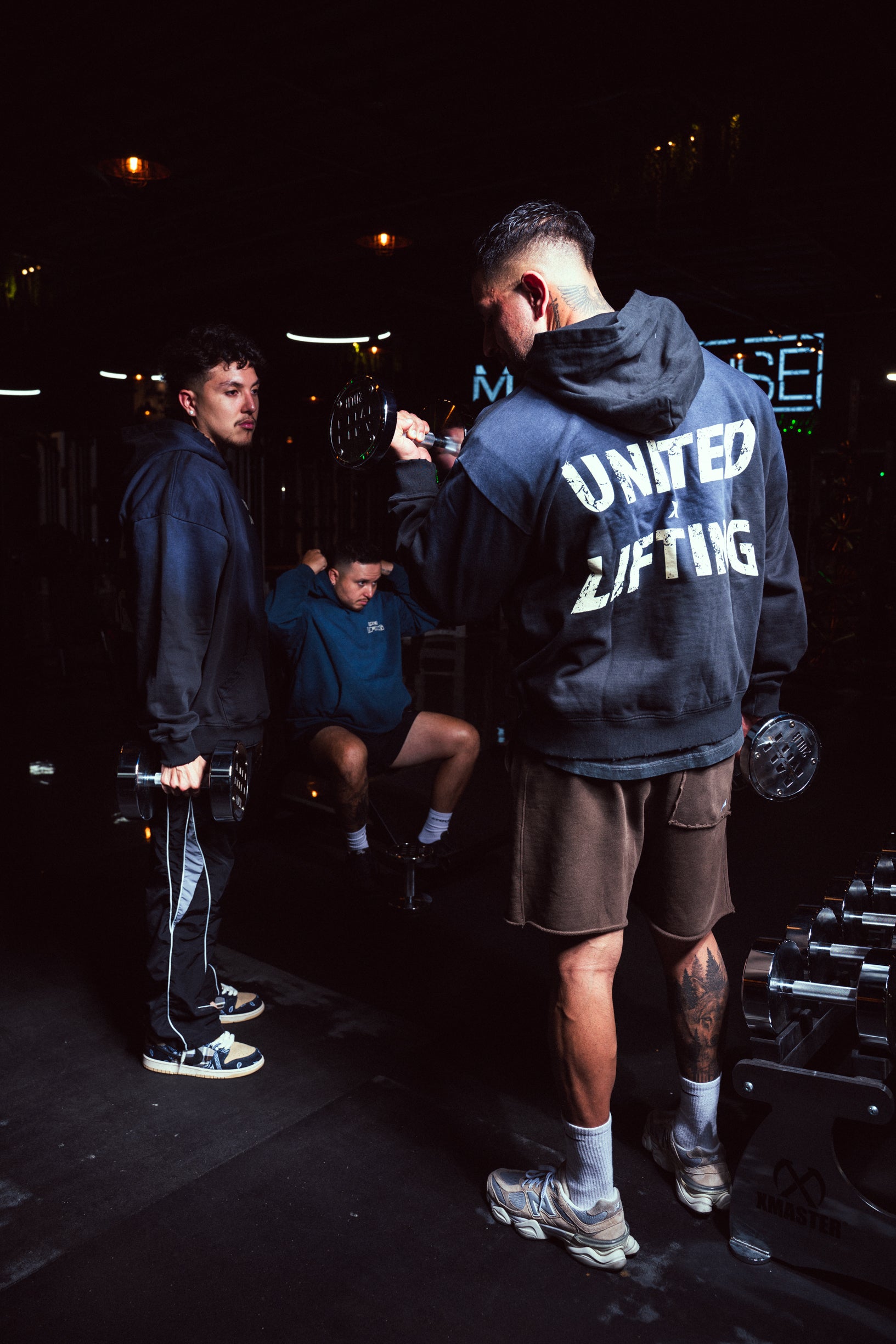 Black/Navy Washed Hoodie